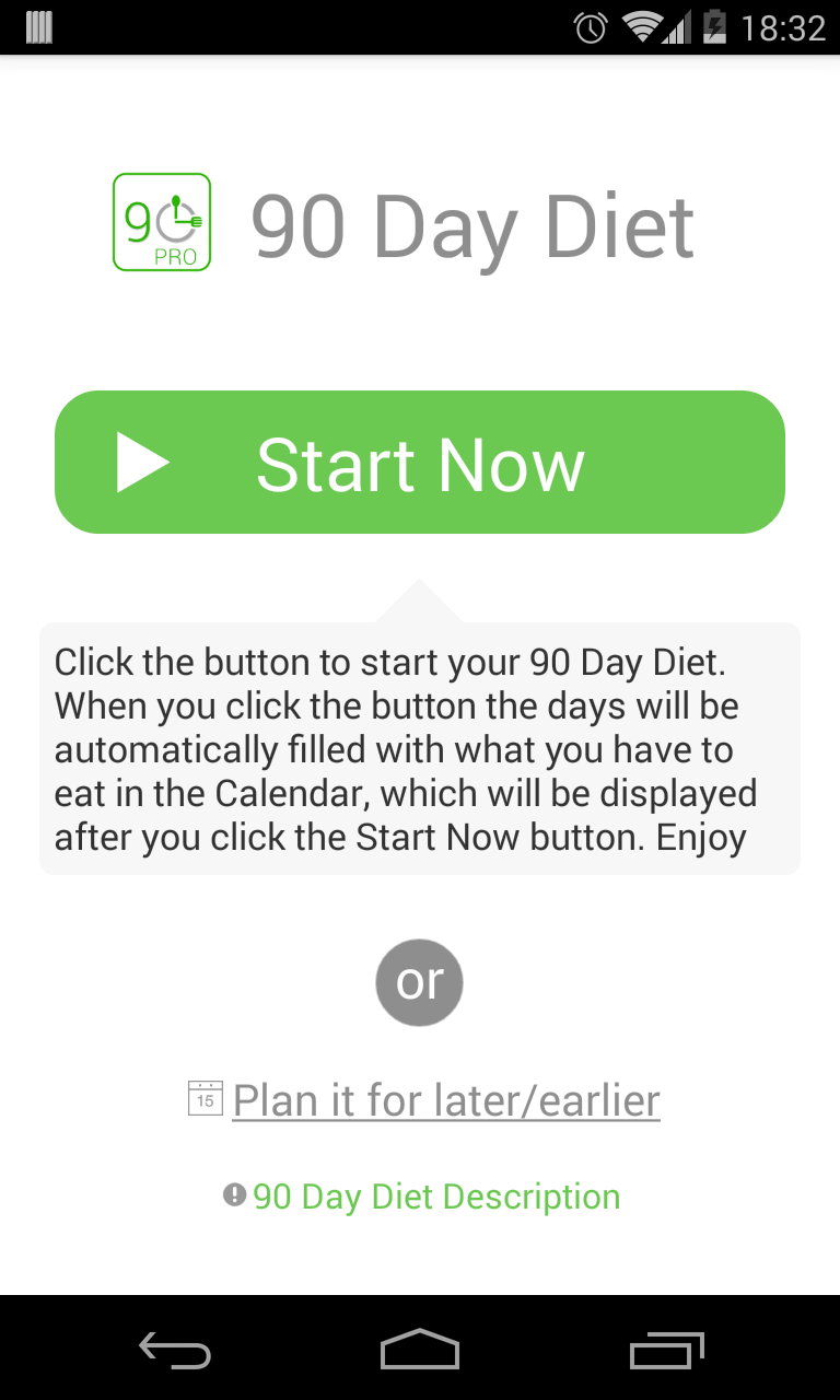 90 Day Diet Pro Screen 1