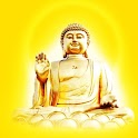3D golden Buddha