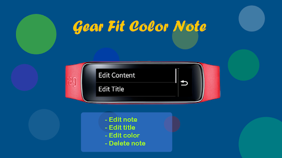 download Gear Fit Color Note free