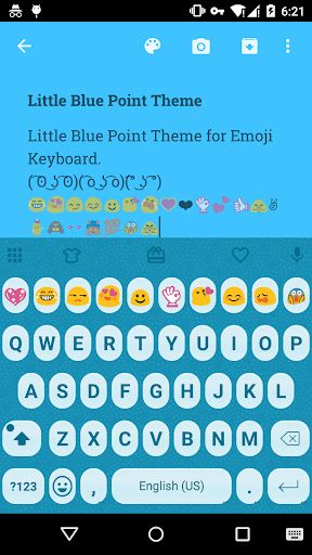 Little Blue Point Keyboard