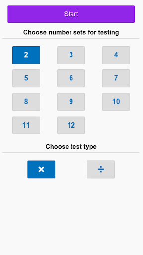 Times Tables Test