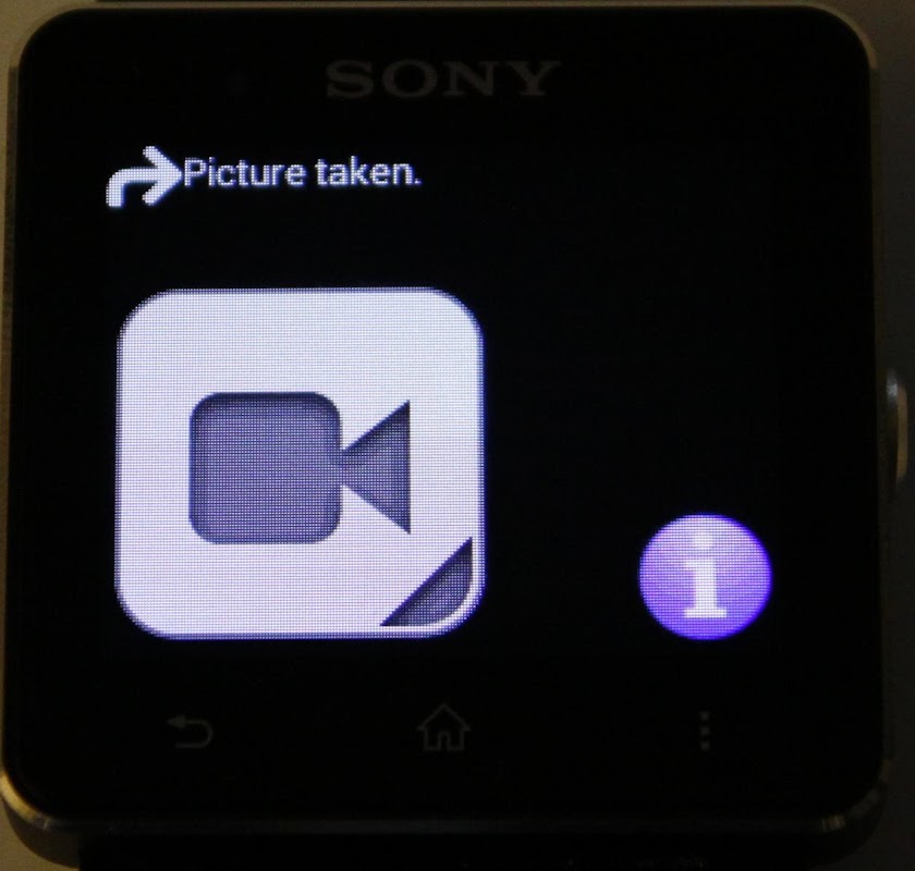 SONY CAM SMARTWATCH CONTROL Screen 2