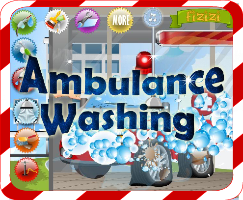 Car Wash Games -Ambulance Wash