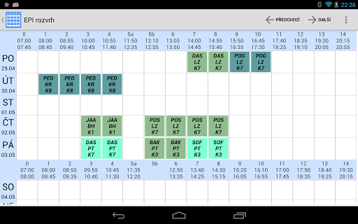 【免費教育App】EPI rozvrh-APP點子