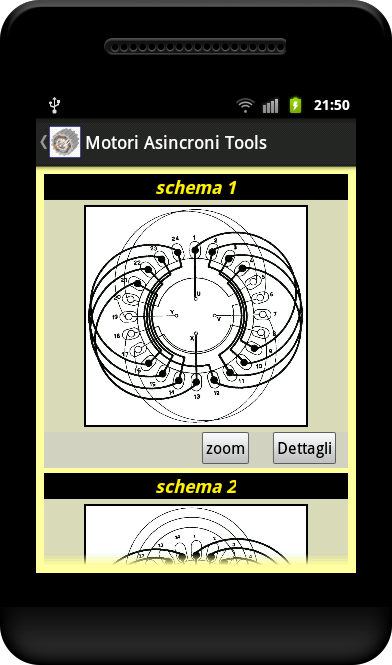 Motori asincroni tools Screen 2