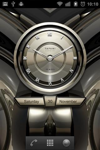 PLATINUM Designer Clock Widget Screen 2