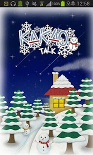 Lastest Snow Winter Kakao Talk Theme APK for Android
