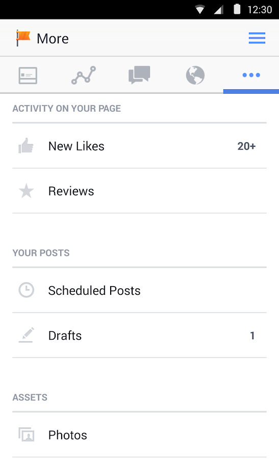   Facebook Pages Manager- screenshot  