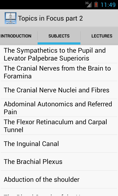 Topics in Focus 2 Screen 1
