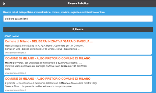 【免費生產應用App】Ricerca Pubblica - Comwai-APP點子