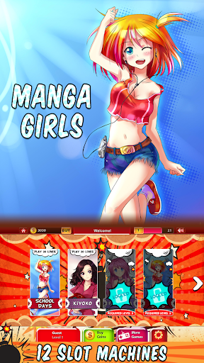 Manga Girls Slots Free Pokies