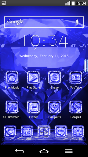 Next Launcher Theme CrystalB