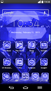How to install Next Launcher Theme CrystalB patch 1.4 apk for bluestacks