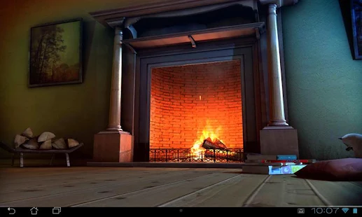 Fireplace 3D Pro lwp - screenshot thumbnail