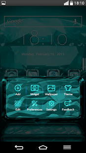 download Next Launcher Theme CrystalC free