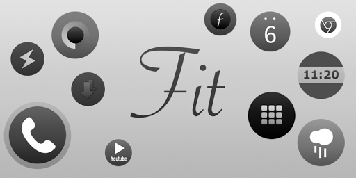 【免費個人化App】Fit Black(Icon) - ON SALE!-APP點子