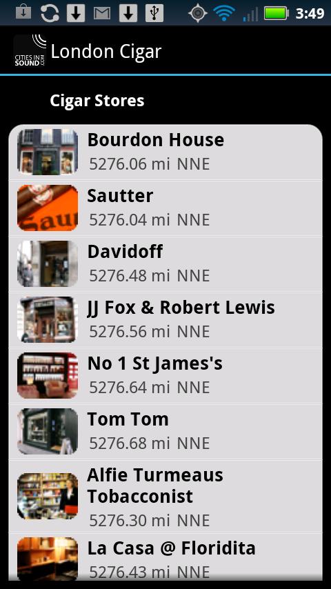The London Cigar Guide Screen 3