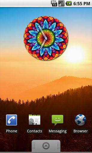 Mandala Clock Widget