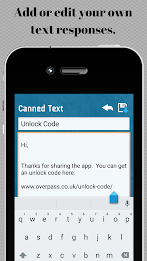 Canned Text: Canned Responses poster 8