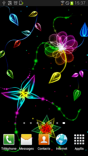 Neon Butterfly Parallax 3D LWP