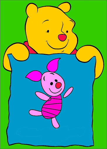 Preschool Coloring Piglet