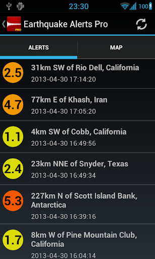 Earthquake Alerts Tracker Pro