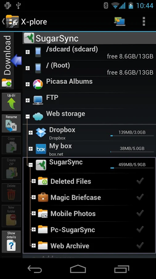    X-plore File Manager- screenshot  