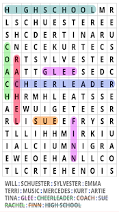 Glee Word Search Screenshots 12