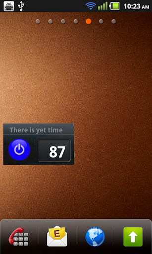 Shutdown Timer widget