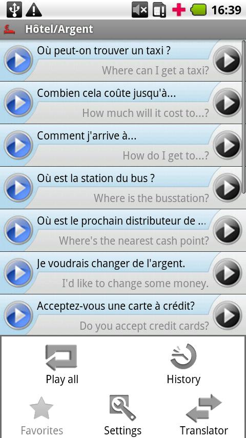 iSayHello French - English Screen 3