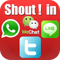 Shout! in chat icon