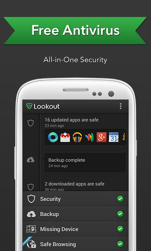 Lookout Security & Antivirus - screenshot