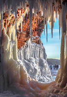 An Ice Cave Entrance by Gary Hanson - Nature Up Close Other Natural Objects