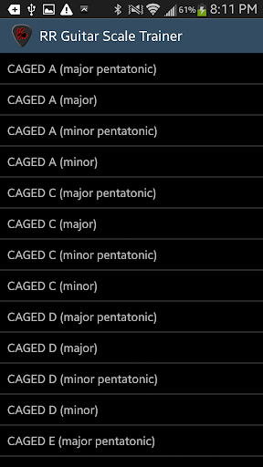 【免費音樂App】RR Guitar Scale Trainer-APP點子