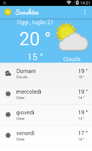 Sunshine – My first Android App :D !!! – Android Weather Apps
