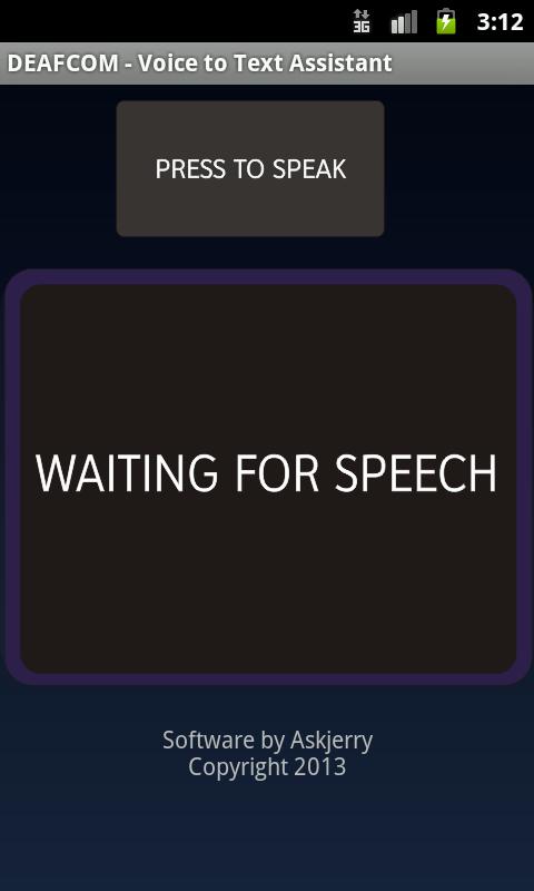   DEAFCOM – Capture d'écran 