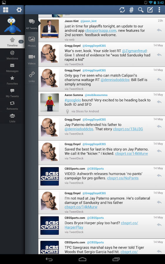 TweetCaster Android