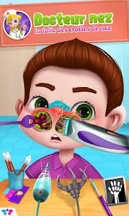 Capture d'ecran de l'application Android Nose Doctor X: Booger Mania