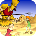 David and Goliath icon