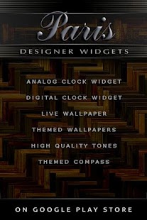 PARIS Digital Clock Widget Screenshots 3
