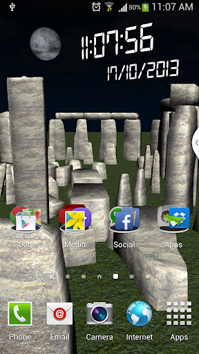 Stonehenge livewallpaper 3d hd