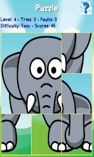 Download Animals puzzle 4 kids APK for PC