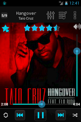 Android application E Player Plus (Music Player) screenshort