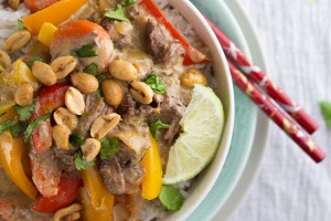 Slow Cooker Thai Curry Beef