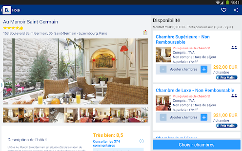  Booking.com Réservez un Hôtel – Vignette de la capture d'écran  