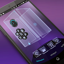 Glassy Next Launcher 3D Theme mobile app icon