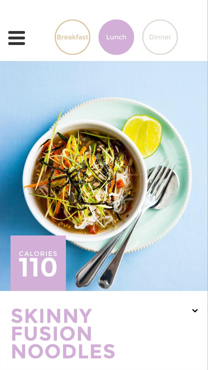 5:2 Diet Complete Meal Planner Screen 2