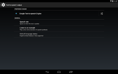 Google Text-to-Speech - screenshot thumbnail
