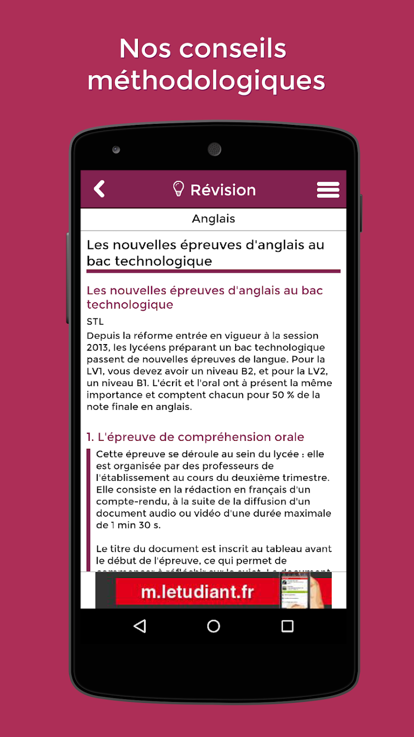 Bac ST2S 2017 avec LEtudiant Screen 3