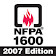 NFPA 1600 2007 Edition icon